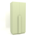 3d model Wardrobe MW 04 paint (option 3, 1000x650x2200, light green) - preview