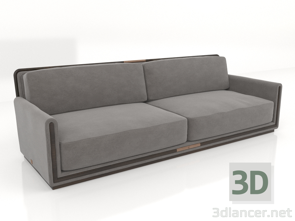 3d model Sofá 3 plazas (S570) - vista previa