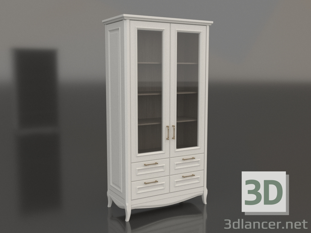 3D Modell Zweitürige Vitrine 1 (Estella) - Vorschau