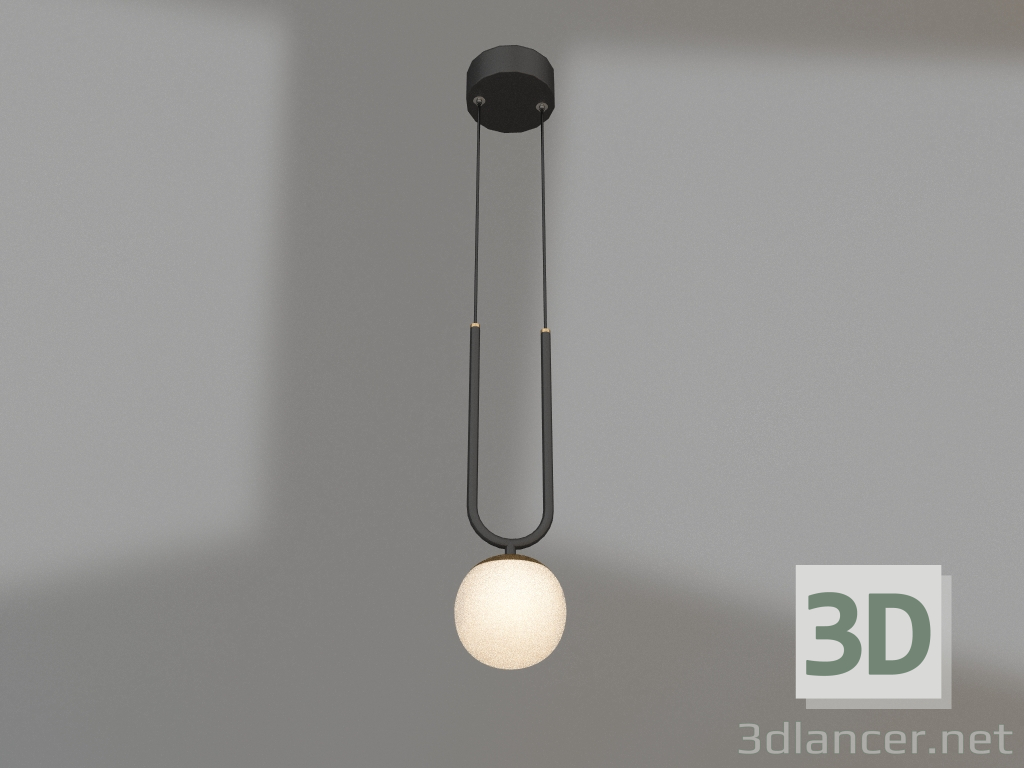 3d модель Светильник SP-BEADS-HANG-U-R130-10W Day4000 (BK-GD, 275°, 230V) – превью