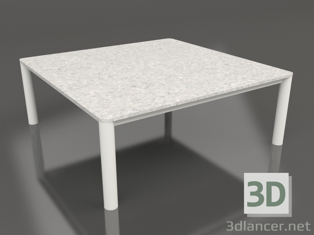 Modelo 3d Mesa de centro 94×94 (cinza ágata, DEKTON Sirocco) - preview