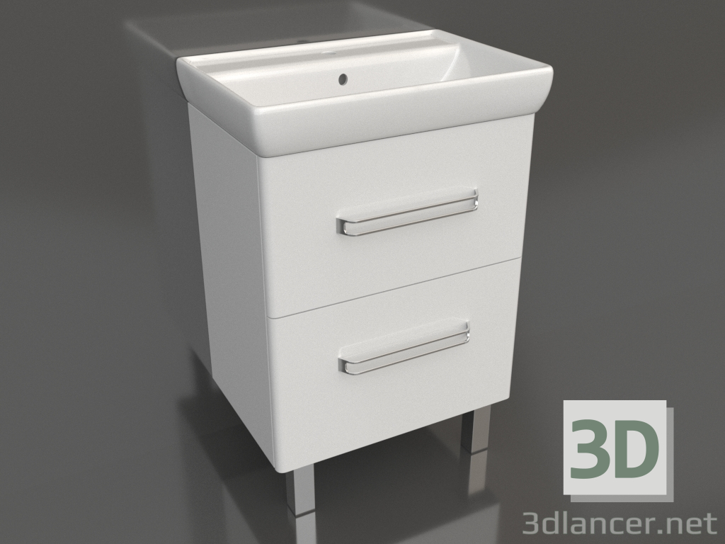 3d model Mueble de suelo 60 cm (Neo.01.06) - vista previa