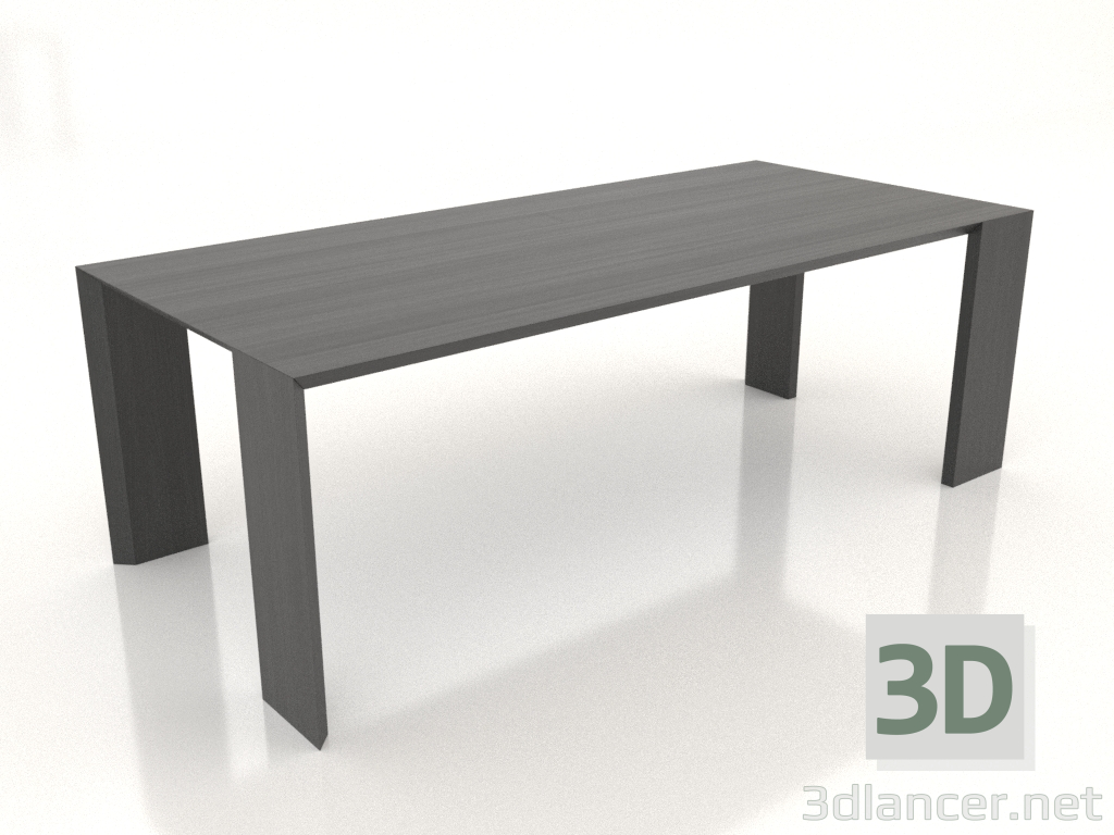 3d модель Стол обеденный Ispolin 2200х1000х740 мм (вариант 4) – превью 3d модель Стол обеденный Ispolin 2200х1000х740 мм (вариант 4) – превью