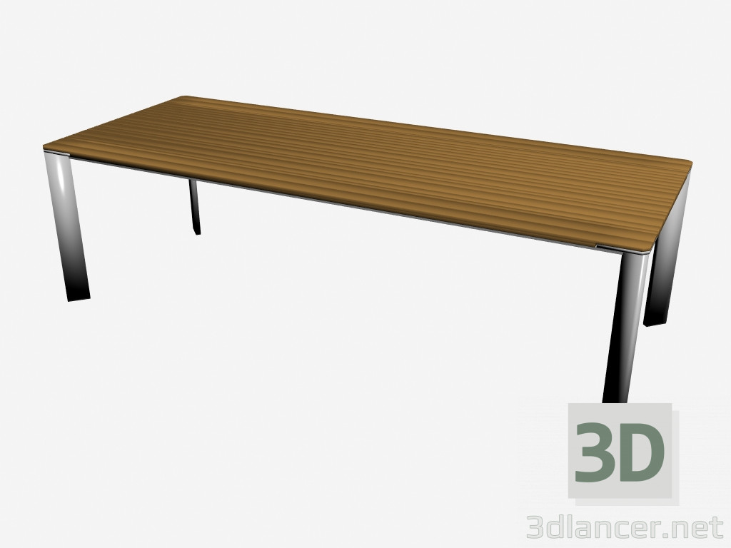 3D Modell Esstisch-Sonnenuntergang (Baum 250 x 100) - Vorschau