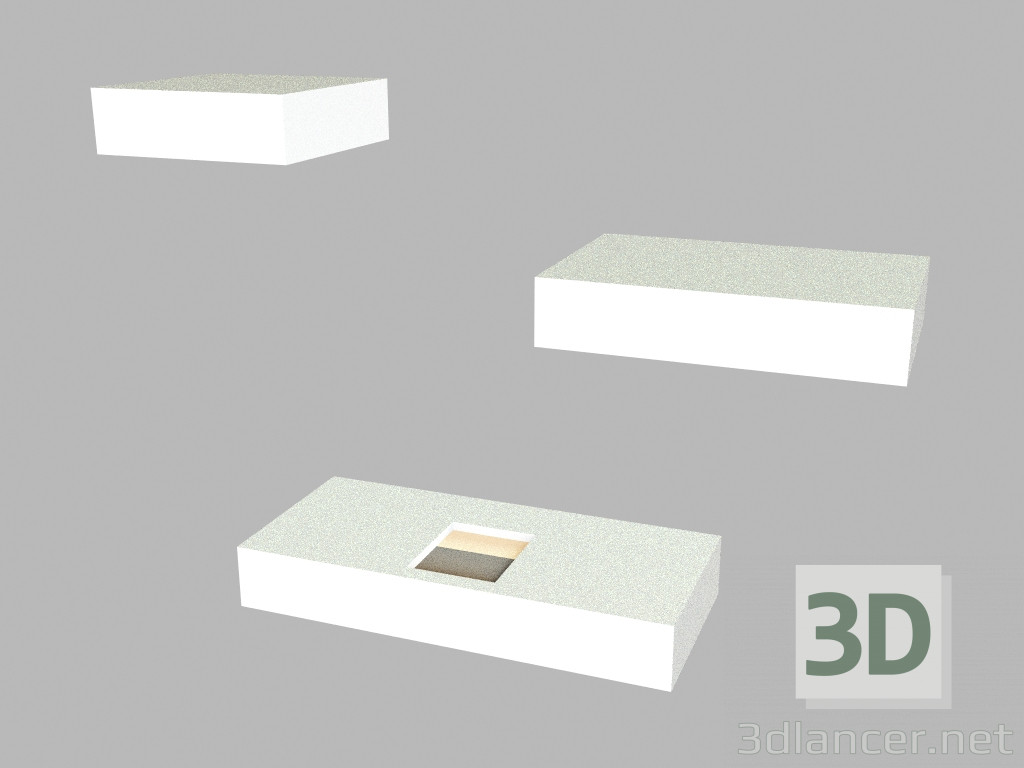 Modelo 3d Luminária de parede 7761 - preview