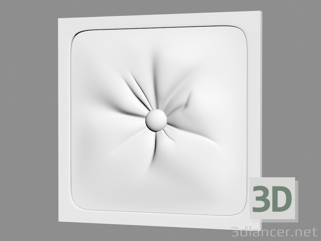 Modelo 3d Painel de parede de gesso (artigo 144) - preview