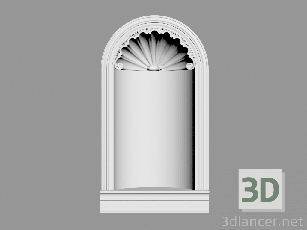 3D Modell Nische Nische 1 (1100x550x275mm) - Vorschau