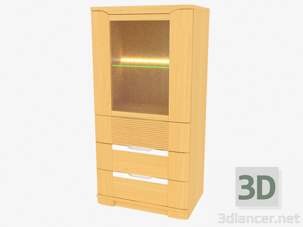 modèle 3D Vitrine étroite (7414-03) - preview