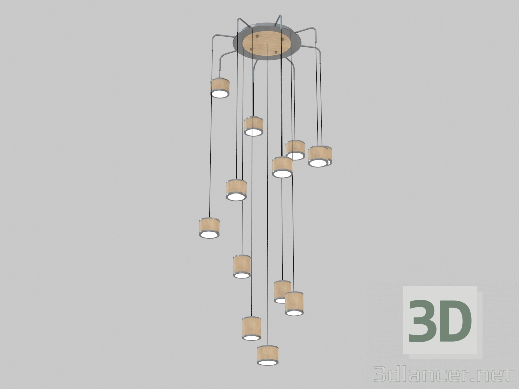 3d model Chandelier Flensburg (609011513) - preview