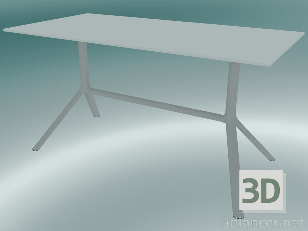 3d model Mesa MIURA (9586-01 (70x140cm), H 73cm, blanco, blanco) - vista previa