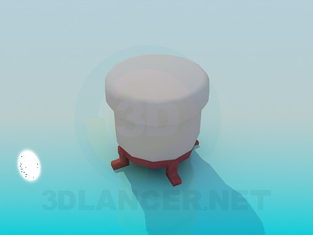 3d model Ottoman - preview