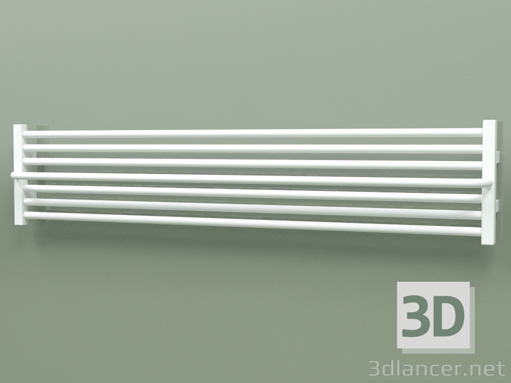 3d model Barra de toalla con calefacción Lima (WGLIM030140-SX, 300х1400 mm) - vista previa