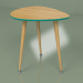 3d model Side table Drop (turquoise, light veneer) - preview