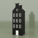 3d model Wardrobe-lodge ASH-5 (Black) - preview