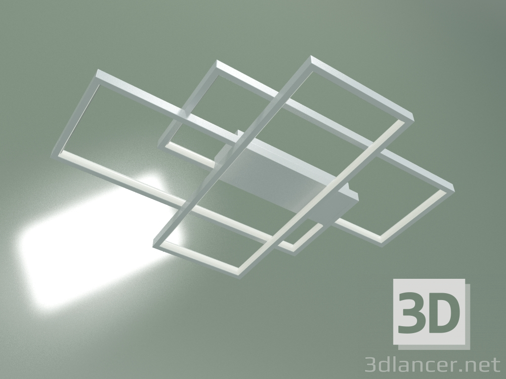 3d model Plafón LED 90177-3 (blanco) - vista previa