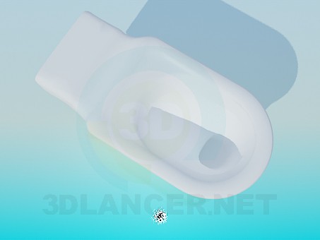 3d model Toilet bowl - preview