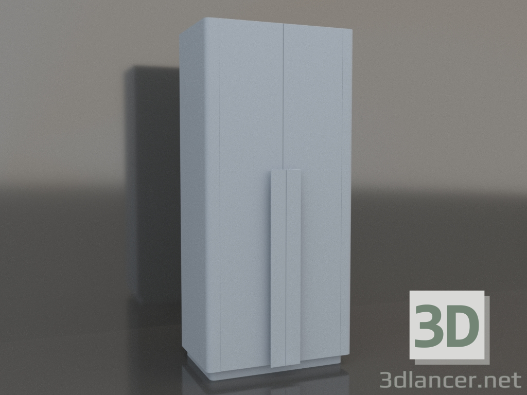 3d model Wardrobe MW 04 paint (option 3, 1000x650x2200, blue sky) - preview