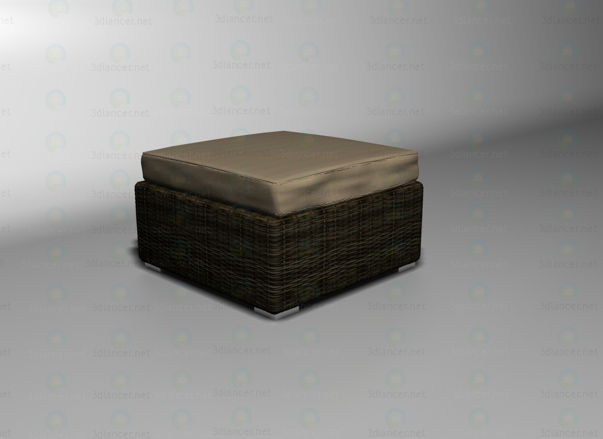 3d model Sahara footrest - preview