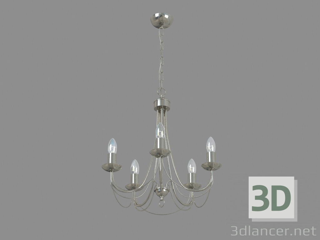 3d model Chandelier A6300LM-5AB - preview