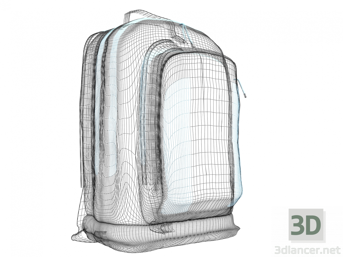 3d Backpack model buy - render