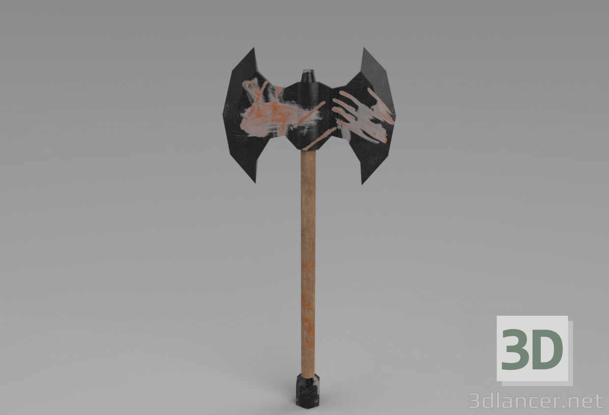 3d Axe model buy - render