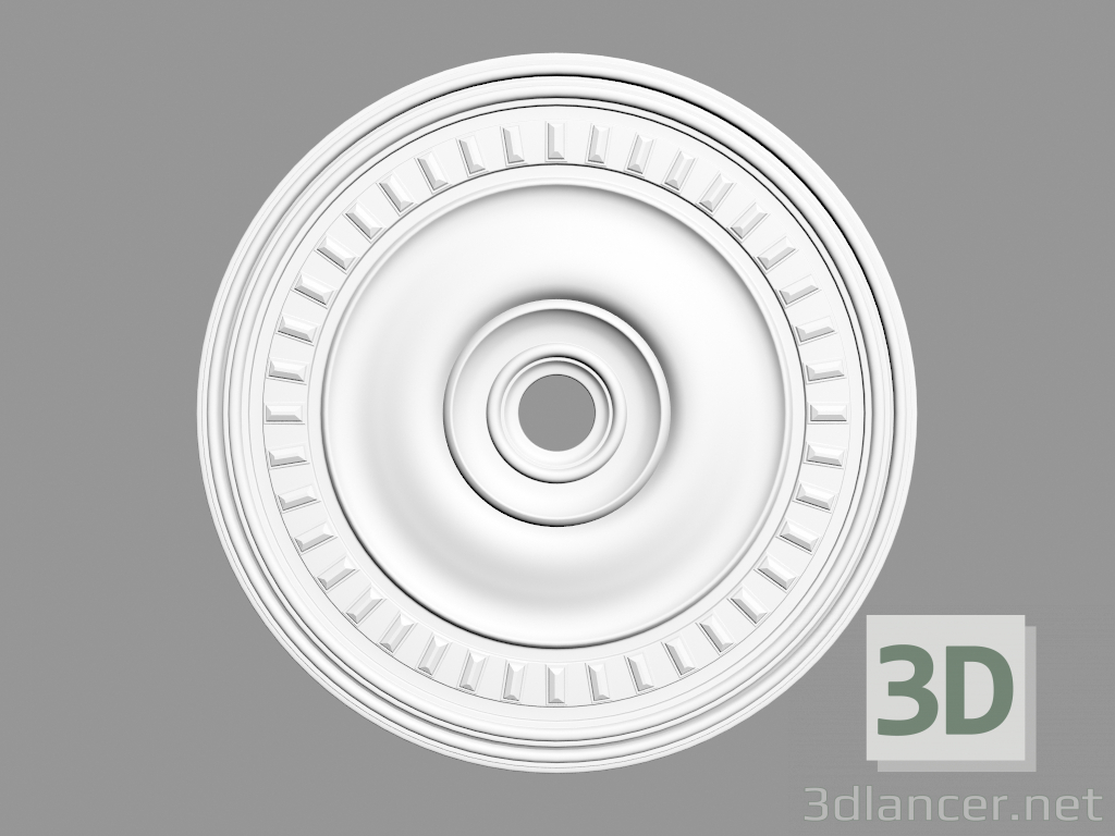 3d модель Розетка стельова (Р33) – превью