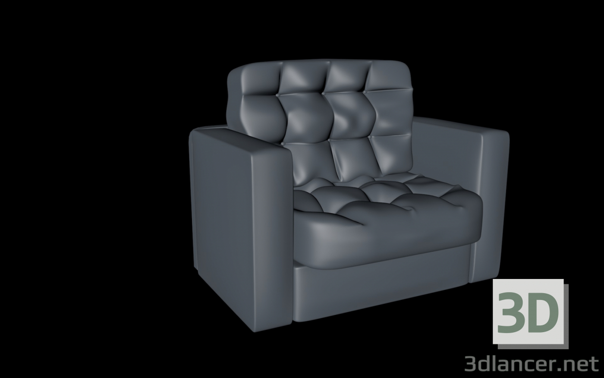 Sessel "Lincoln" 3D-Modell kaufen - Rendern