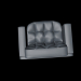 3d Armchair "Lincoln" model buy - render