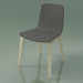 3d model Chair 3938 (4 wooden legs, front trim, white birch) - preview