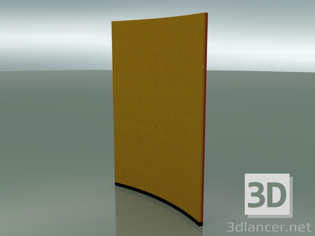 Modelo 3d Painel curvo 6415 (167,5 cm, 36 °, D 200 cm, dois tons) - preview