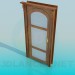 3d model Door with glass - preview