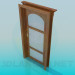 3d model Door with glass - preview