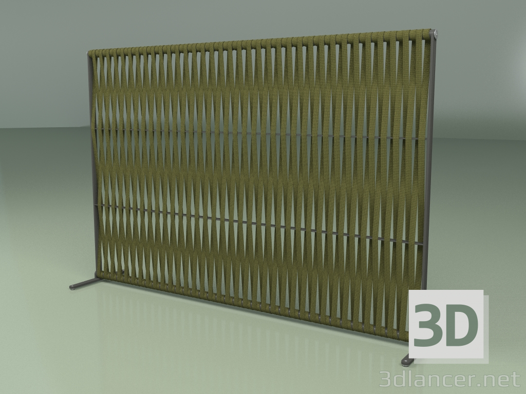 3d model Pantalla 002 (Cinturón 25mm Oliva) - vista previa