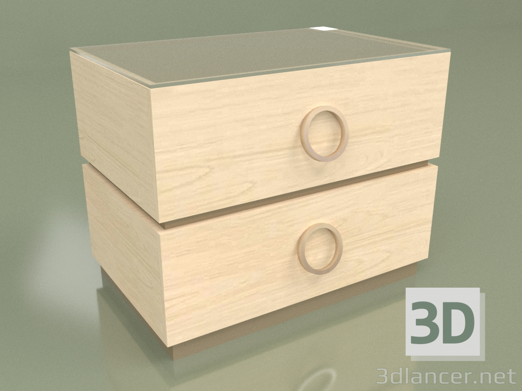 3d model Mesita de noche DN 200 (Maple) - vista previa