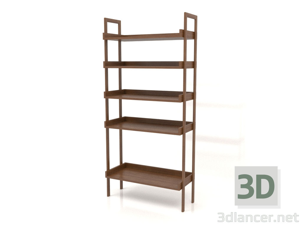 Modelo 3d Rack ST 03 (sem pedestal) (900x400x1900, madeira marrom claro) - preview