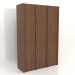 3d model Wardrobe MW 05 wood (1863x667x2818, wood brown light) - preview