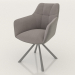 3d model Silla Connor (gris) - vista previa