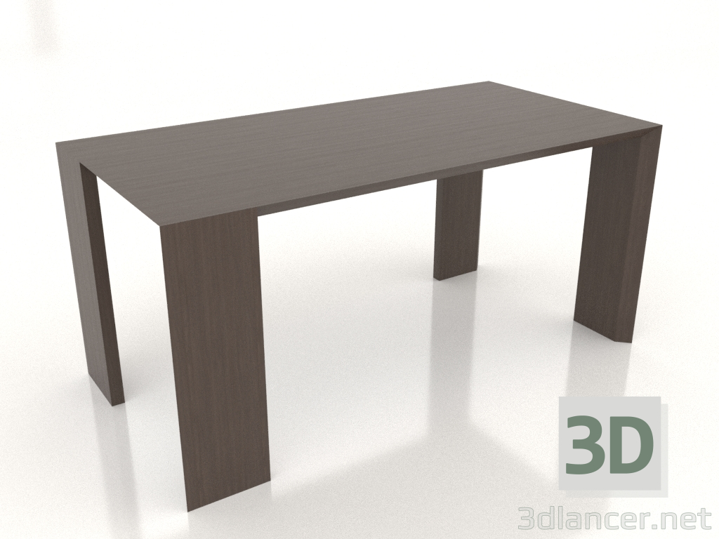3d модель Стол обеденный Ispolin 1600х800х750 мм (вариант 1) – превью 3d модель Стол обеденный Ispolin 1600х800х750 мм (вариант 1) – превью