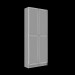 3d model Ikea Bookcase with doors BILLY OKSBERG - preview