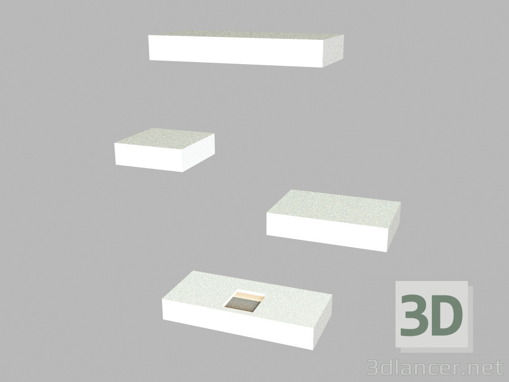 Modelo 3d Luminária de parede 7762 - preview