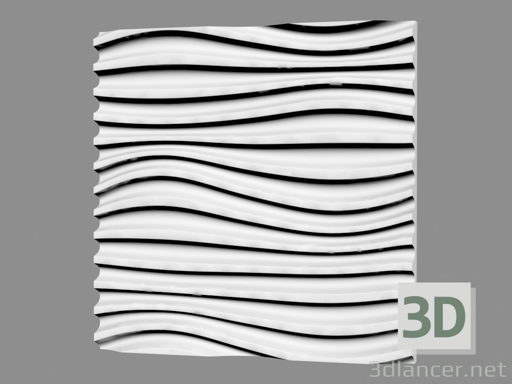 3d model Gypsum wall panel (art. 147) - preview