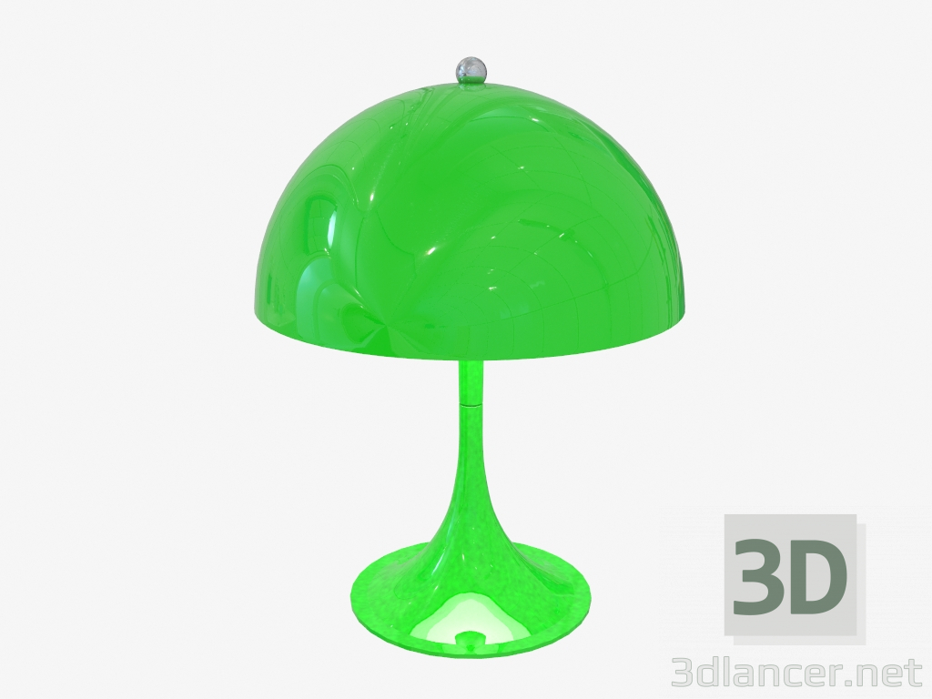 3D modeli Masa lambası PANTHELLA MINI (açık yeşil) - önizleme