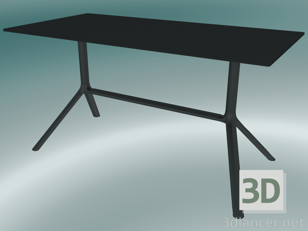 Modelo 3d Mesa MIURA (9586-01 (70x140cm), H 73cm, preto, preto) - preview