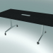 Modelo 3d Mesa retangular grande estilo perna-T (2000x1000, 740mm) - preview