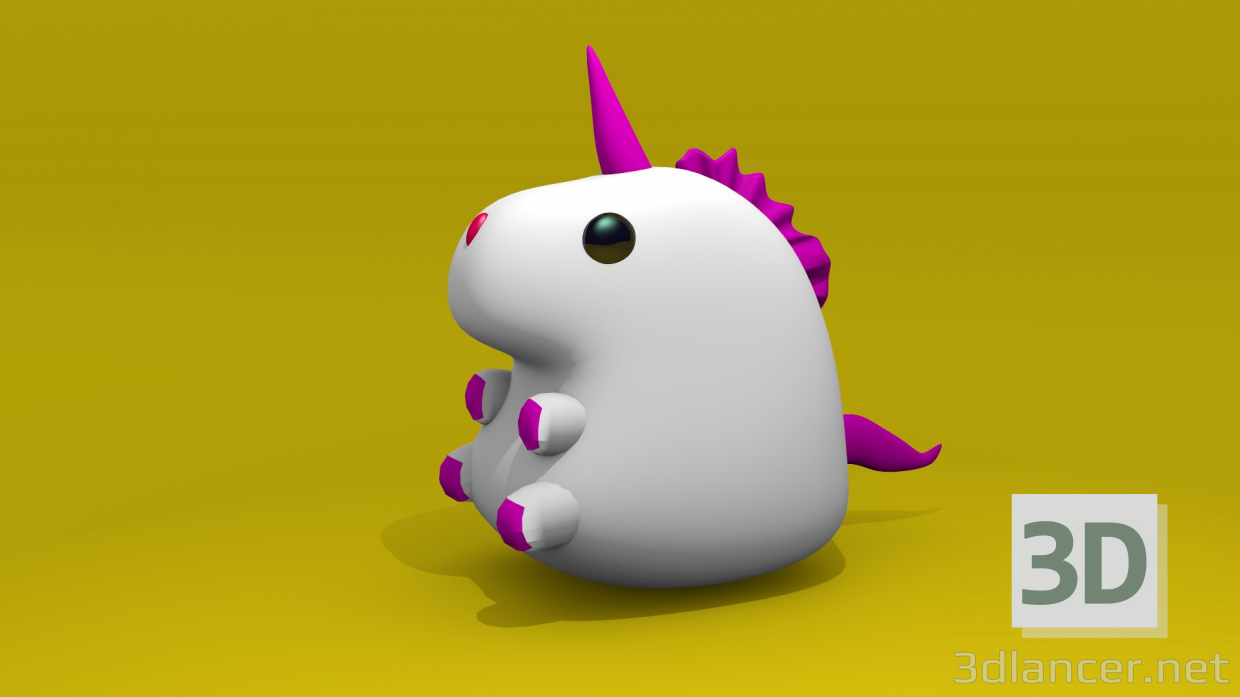 3d model Unicorn - preview