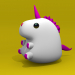 3d model Unicorn - preview