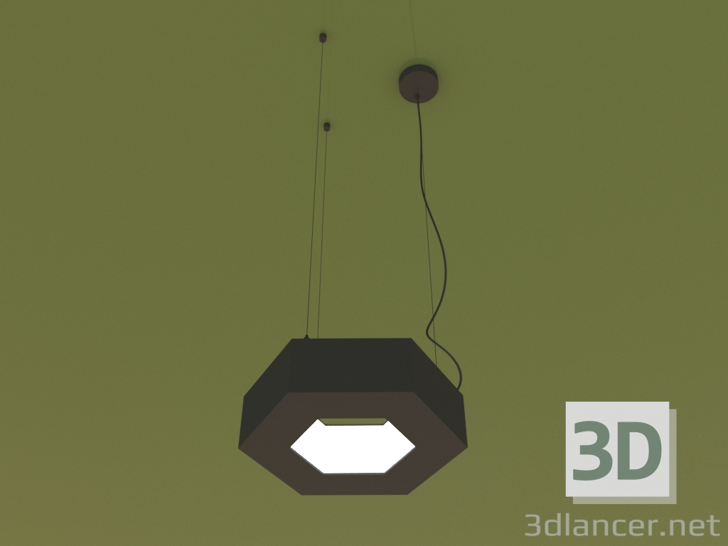 modèle 3D Lampe HEXAGON DENTRO (260 mm) - preview