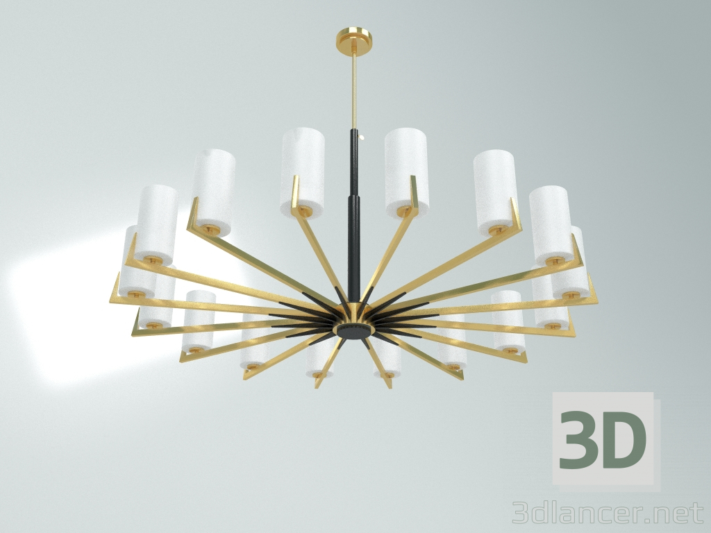 modello 3D Lampadario SL006 - anteprima