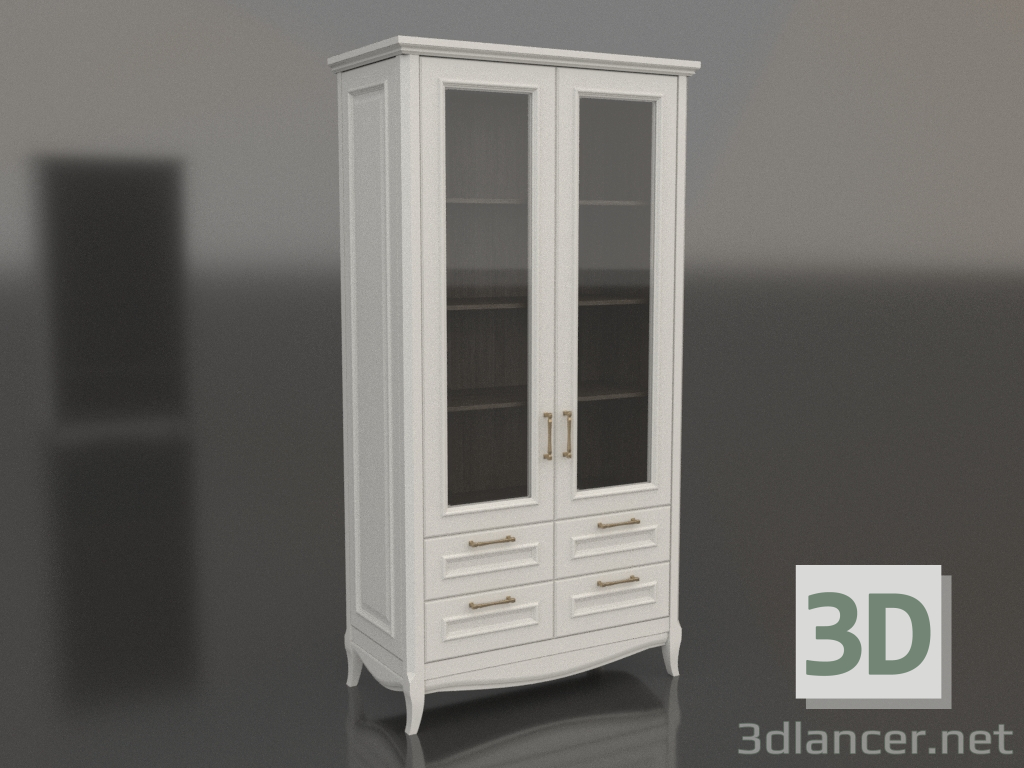 3d model Vitrina dos puertas 3 (Estella) - vista previa