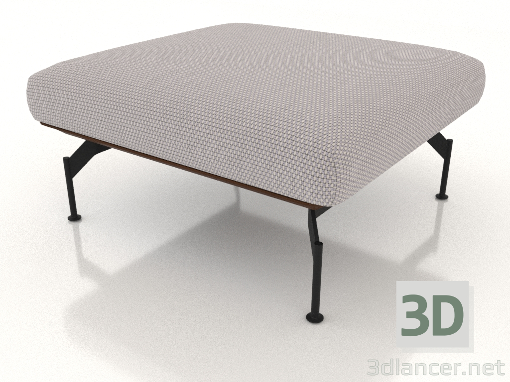 3d model Puf (tapizado de piel en el exterior) - vista previa